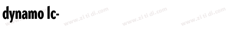 dynamo lc字体转换